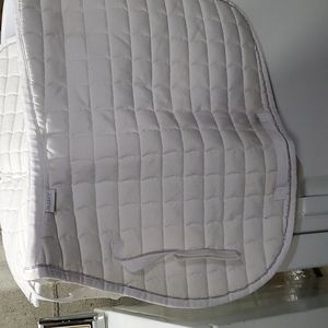 Horze dressage pad with silver trim